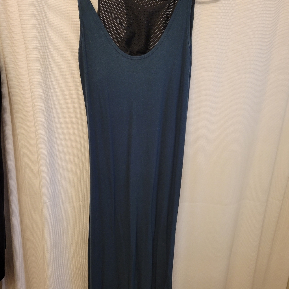 Athleta maxi dress with attached bra